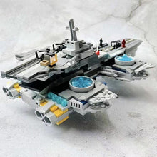 Carica l'immagine nel visualizzatore di Gallery, Avengers Marvel Superheroes Ultimate Quinjet Interstellar Space Fighter Figures MOC Building Blocks Movie Model Bricks Toys Kids - 7aleon