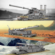 Carica l'immagine nel visualizzatore di Gallery, German Military Heavy Tank Gustav Artillery Model 3846PCS - 7aleon