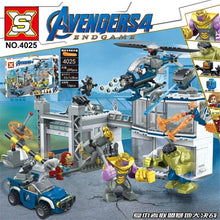 Carica l'immagine nel visualizzatore di Gallery, Sx4025 Revenge Headquarters Boy SY1334 Hulk Iron-Man Figure Weapon Children Educational Building Blocks Kid Toy for Lepinblocks - 7aleon