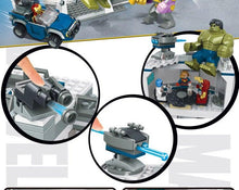 Carica l'immagine nel visualizzatore di Gallery, Sx4025 Revenge Headquarters Boy SY1334 Hulk Iron-Man Figure Weapon Children Educational Building Blocks Kid Toy for Lepinblocks - 7aleon