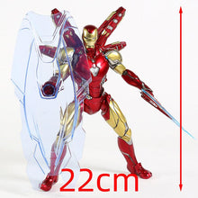 Carica l'immagine nel visualizzatore di Gallery, Genuine Marvel Iron Man Mark MK 85 Action Figure Collectible Model Toy with LED Light - 7aleon