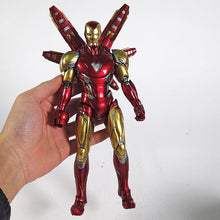 Carica l'immagine nel visualizzatore di Gallery, Genuine Marvel Iron Man Mark MK 85 Action Figure Collectible Model Toy with LED Light - 7aleon