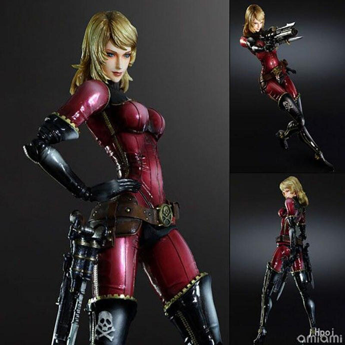 Original PlayArts Kai Space Pirate Captain Harlock Kei PVC Action Figure Toy Model 27cm - 7aleon