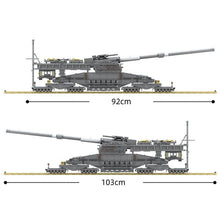 Carica l&#39;immagine nel visualizzatore di Gallery, German Military Heavy Tank Gustav Artillery Model 3846PCS - 7aleon
