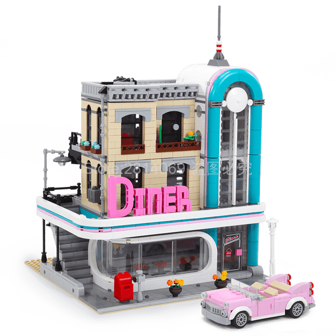 Creative City Street View The Downtown Diner - 7aleon