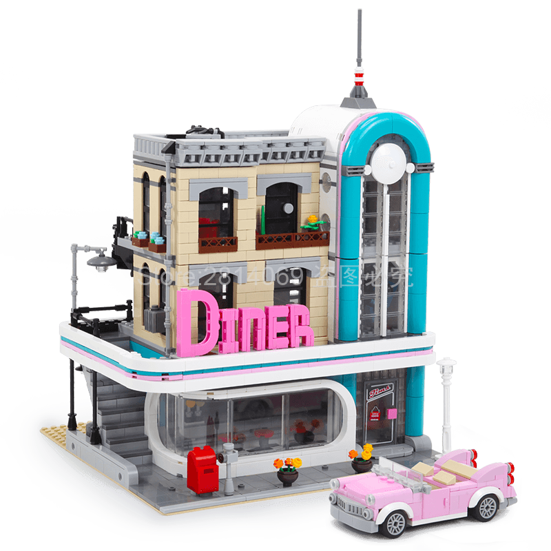 Creative City Street View The Downtown Diner - 7aleon