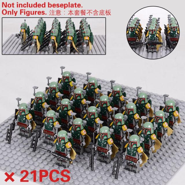 21pcs Clone Legion Death Watch Trooper - 7aleon